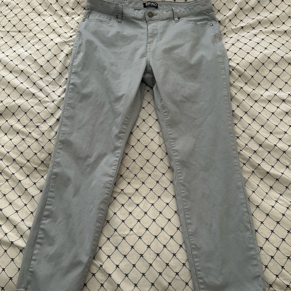 Buffalo David Bitton Light Gray Chinos